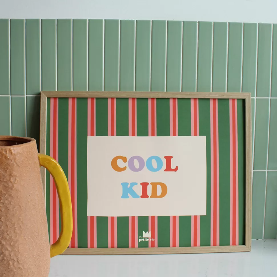 Ma petite vie Décoration>Affiche Cool Kid - 30 x 40 cm