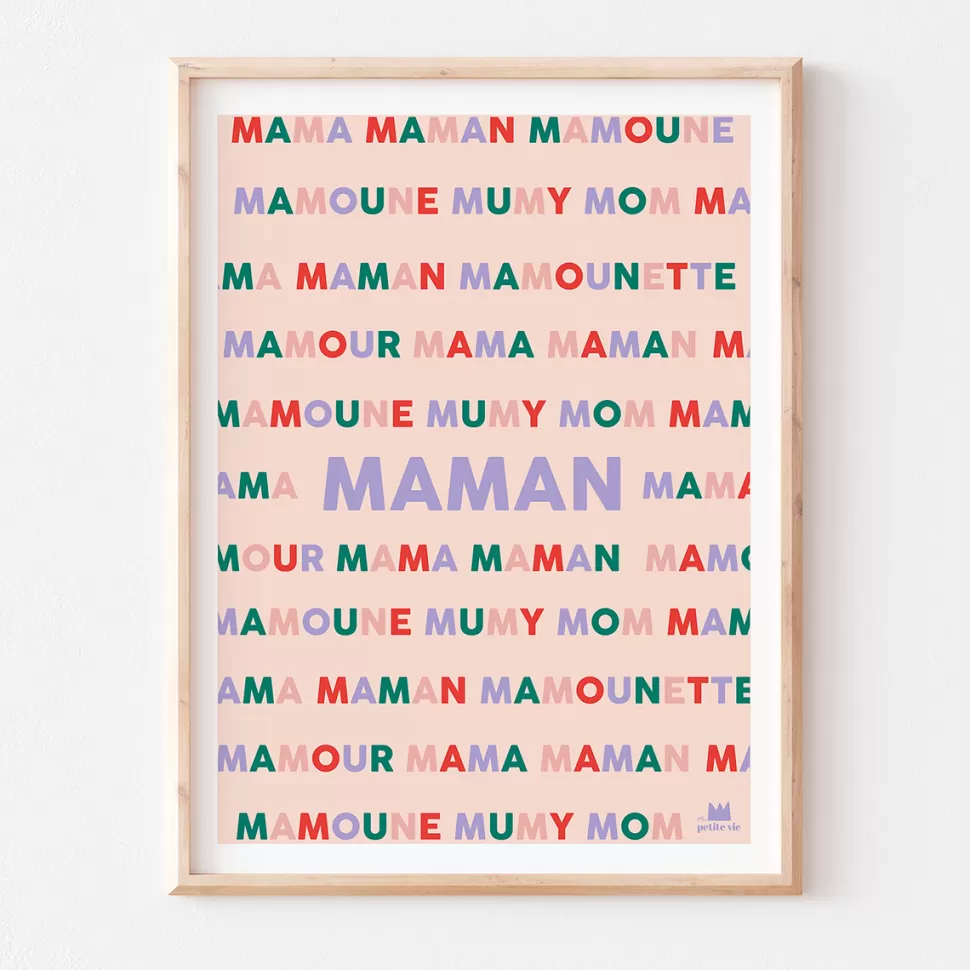 Ma petite vie Décoration>Affiche Maman - 42 x 29,7 cm