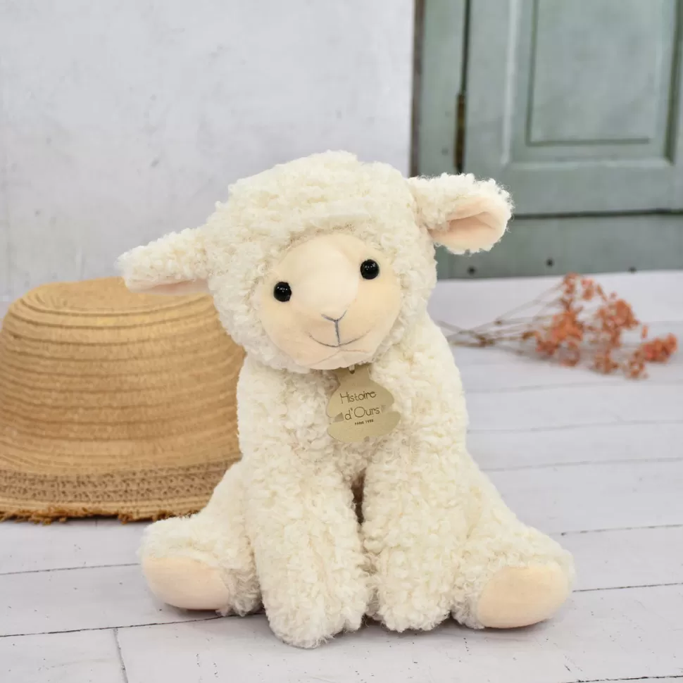 Histoire d'Ours Peluche>Agneau Vintage