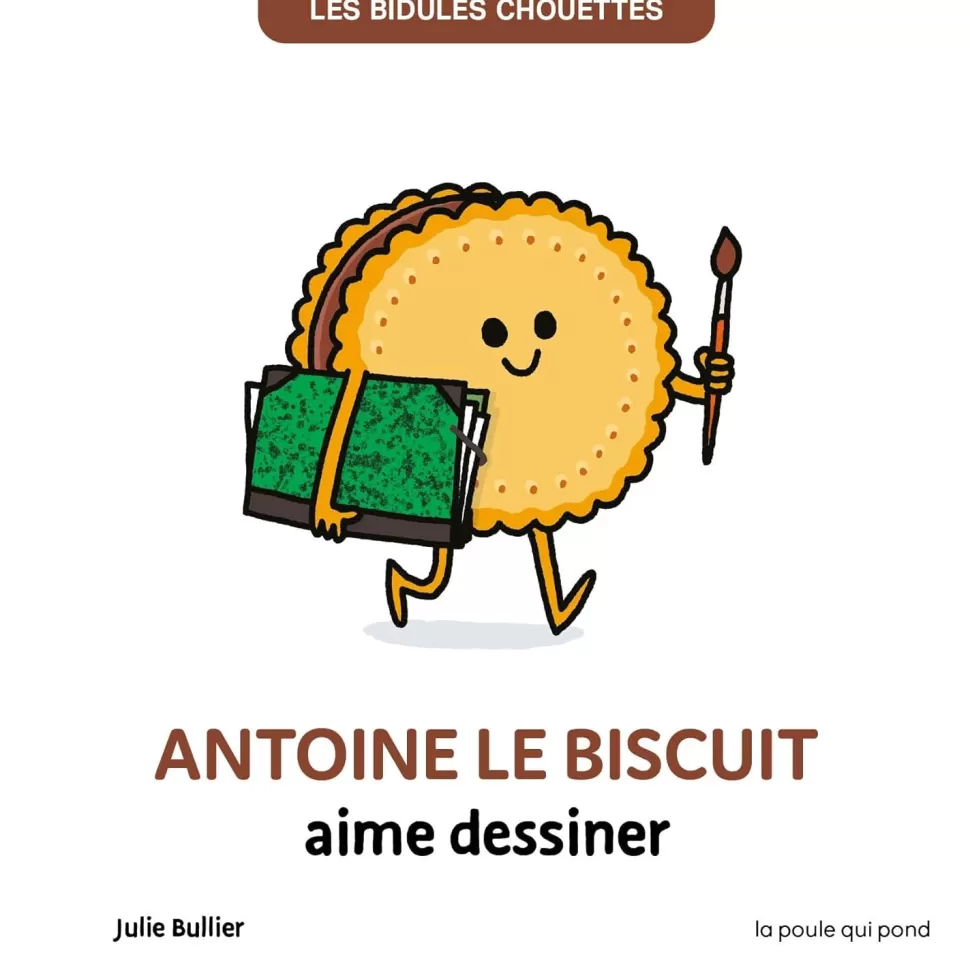 La poule qui pond Livres>Antoine le Biscuit aime dessiner