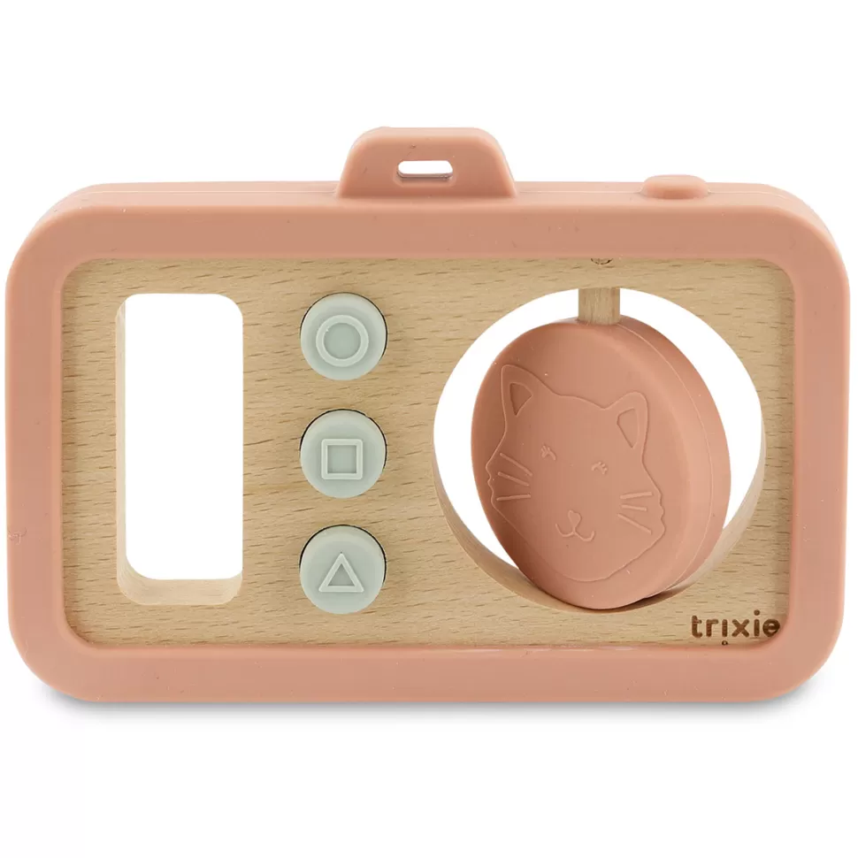 Trixie Baby Mes Premiers Jouets>Appareil Photo Bois Silicone - Mrs.Cat