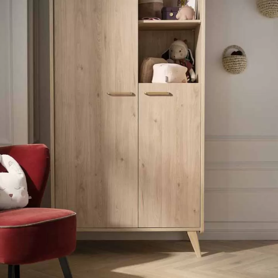 Sauthon Meuble Bébé>Armoire 2 Portes Arty - Naturel
