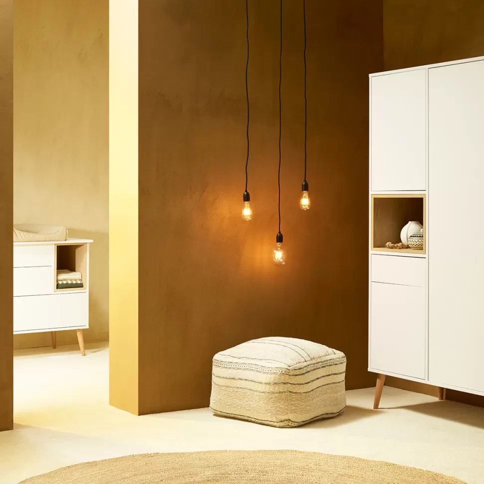 Quax Meuble Bébé>Armoire 2 Portes Cocoon - Ice White