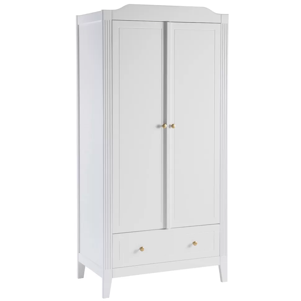 Maison Charlotte Meuble Bébé>Armoire 2 Portes Opéra - Blanc