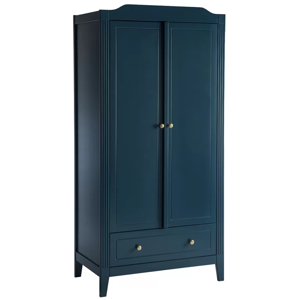 Maison Charlotte Meuble Bébé>Armoire 2 Portes Opéra - Bleu Prestige