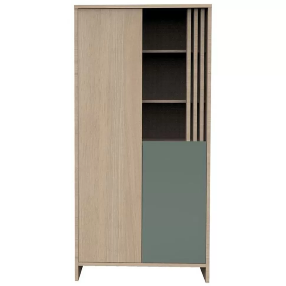 Sauthon Meuble Bébé>Armoire 2 Portes Tokyo - Chêne Suave et Sauge