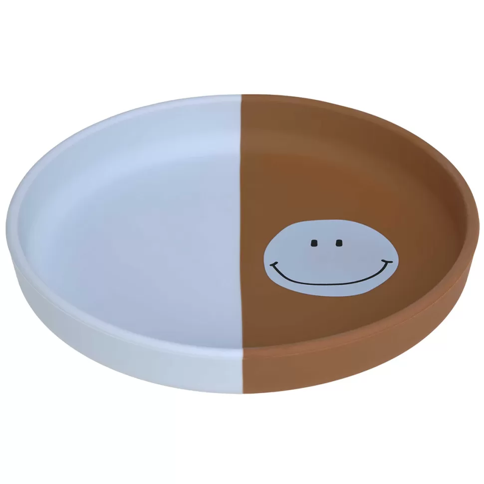 LÄSSIG Repas>Assiette en Silicone Happy Rascals - Smile