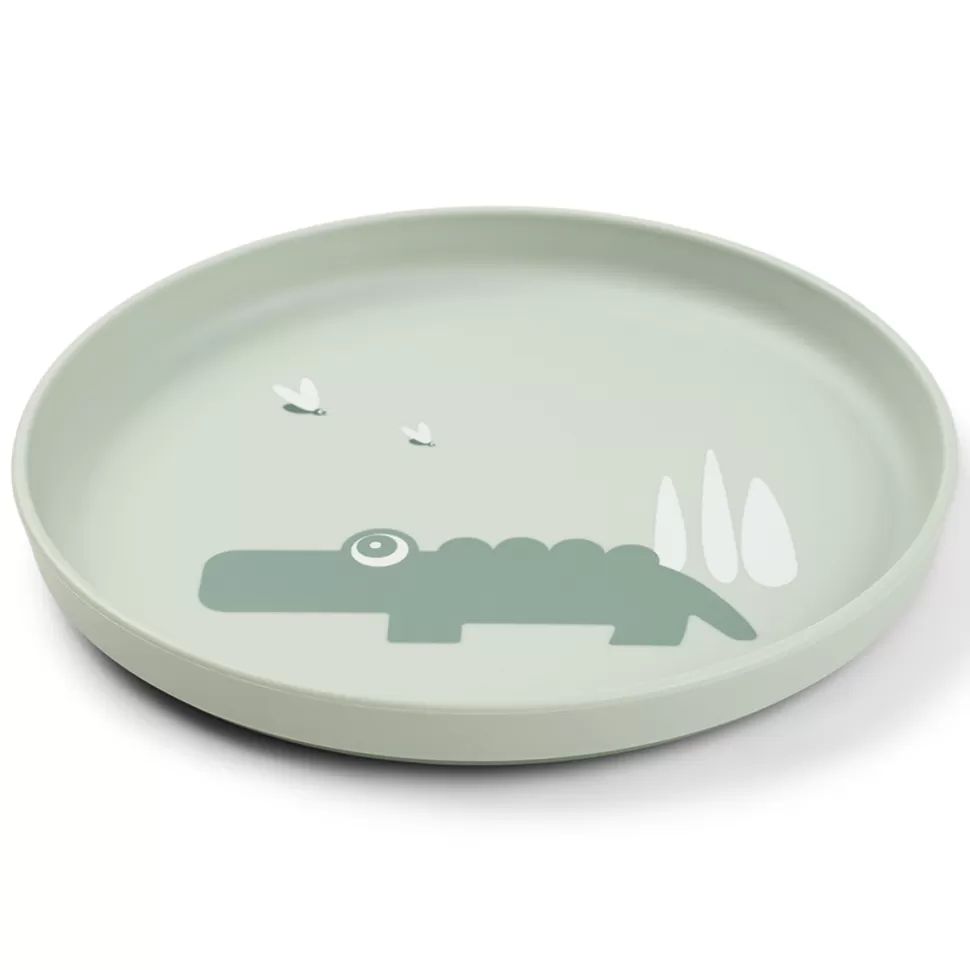 Done by Deer Repas>Assiette Foodie - Croco Vert
