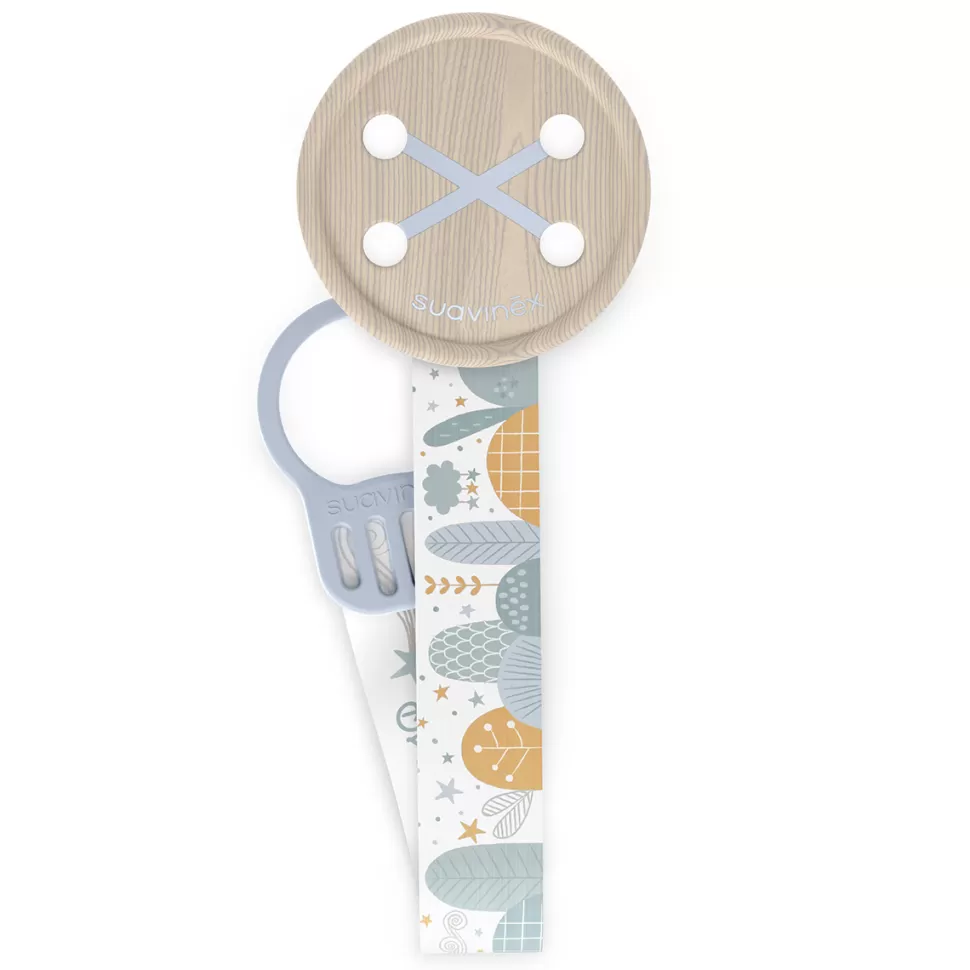Suavinex Succion>Attache Sucette Ruban Dreams - Bleu