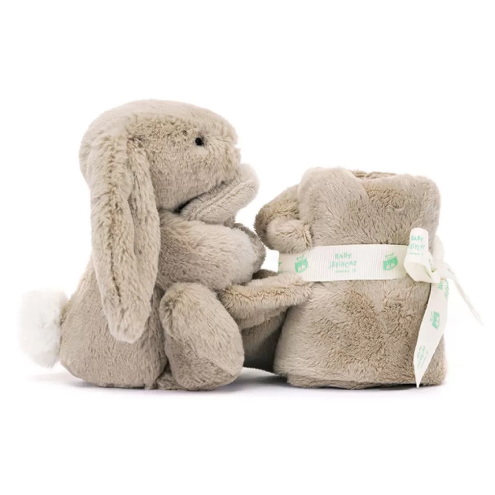 Jellycat Doudou Personnalisé | Doudou>Bashful Beige Bunny Soother