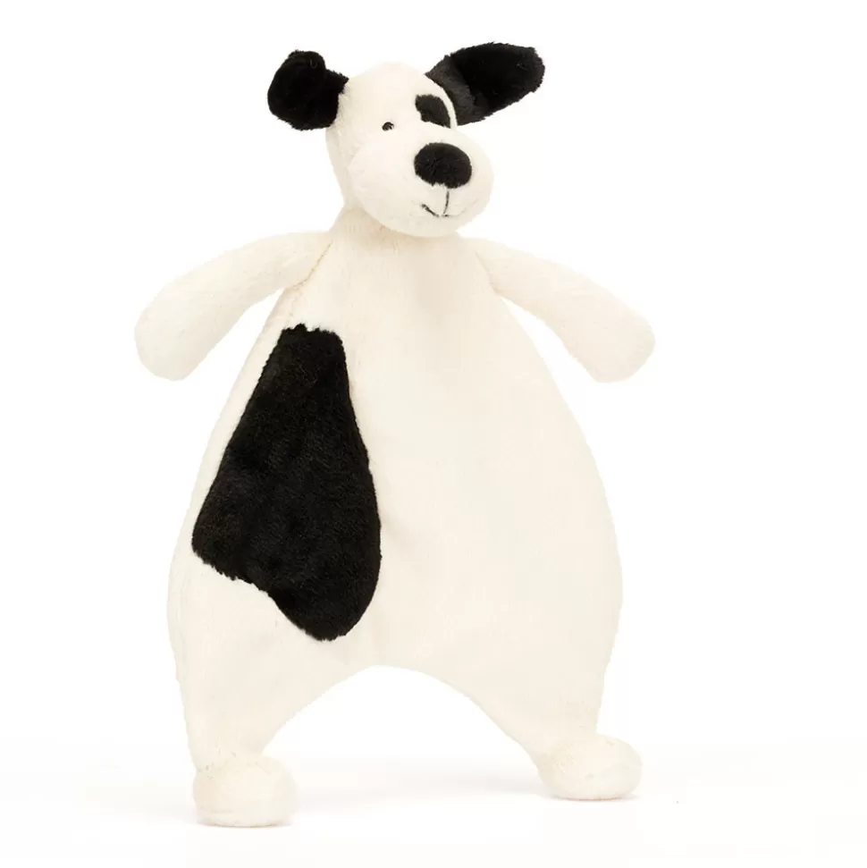 Jellycat Doudou>Bashful Black & Cream Puppy Comforter