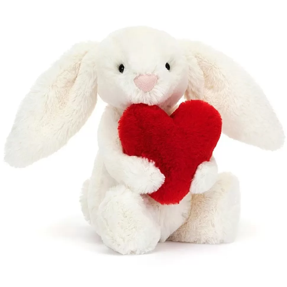 Jellycat Peluche>Bashful Red Love Heart Bunny - Small