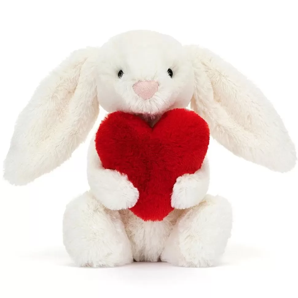 Jellycat Peluche>Bashful Red Love Heart Bunny - Small