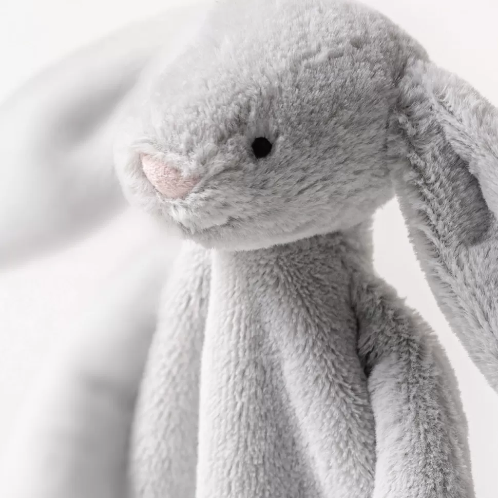 Jellycat Doudou Personnalisé | Doudou>Bashful Silver Bunny Comforter