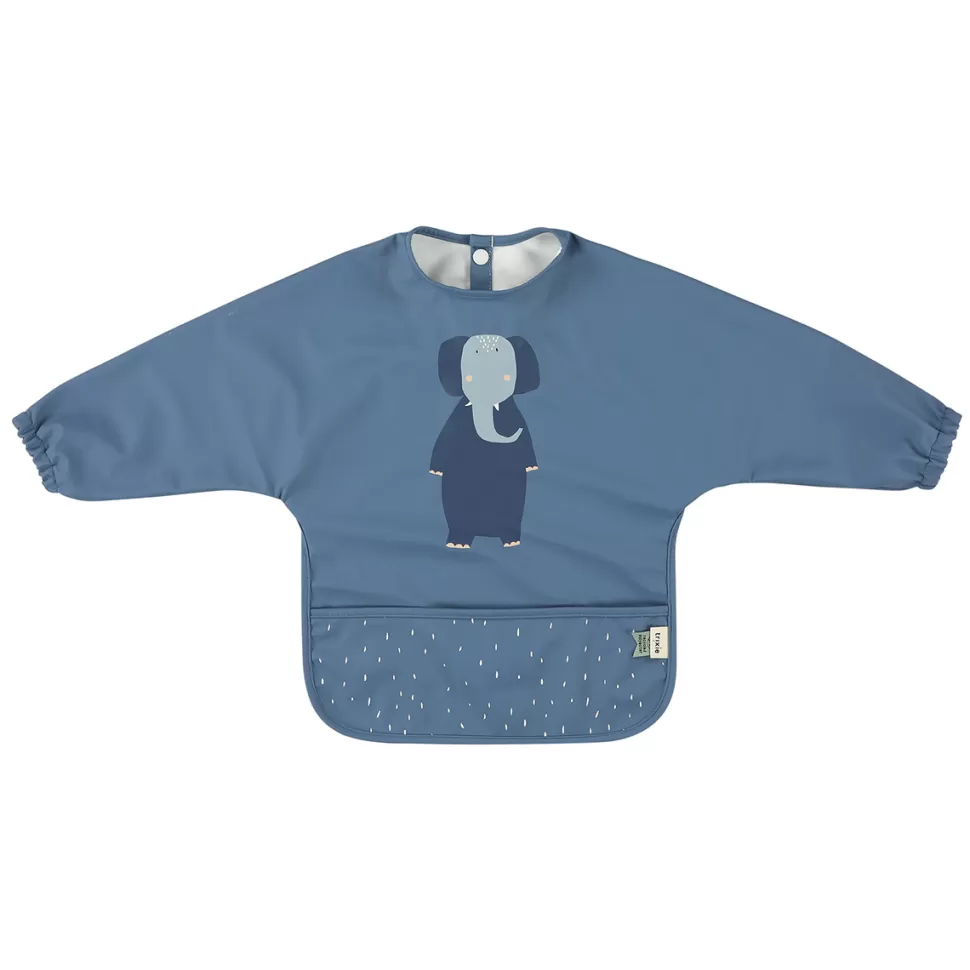 Trixie Baby Bavoir | Repas>Bavoir à Manches Imperméable - Mrs. Elephant