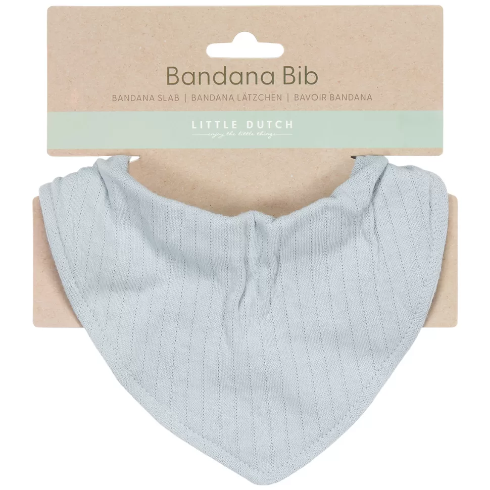 Little Dutch Bavoir | Repas>Bavoir Bandana Pure - Soft Blue