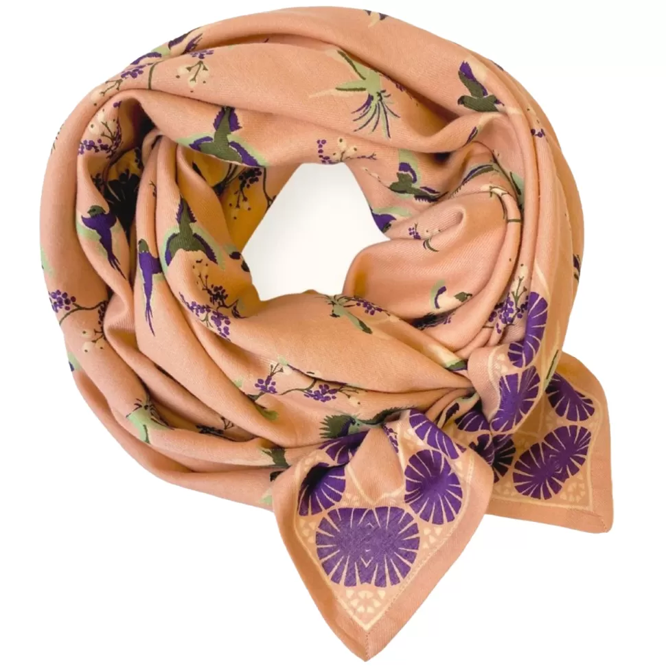 Apaches Parents>Big Foulard Latika Cerisier - Blush