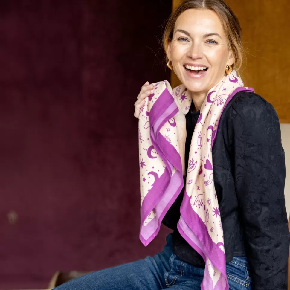 Apaches Parents>Big Foulard Latika Karma - Macadamia