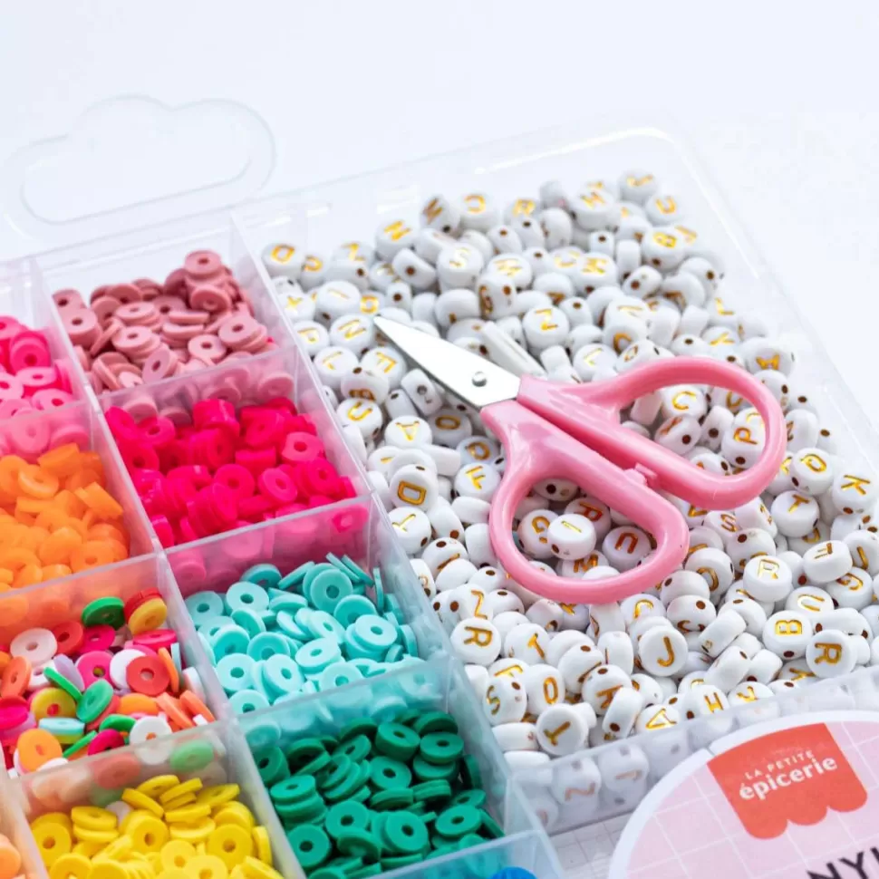 La Petite Epicerie Loisirs Créatifs>Boîte de 16 Couleurs de Perles Heishi - Pop