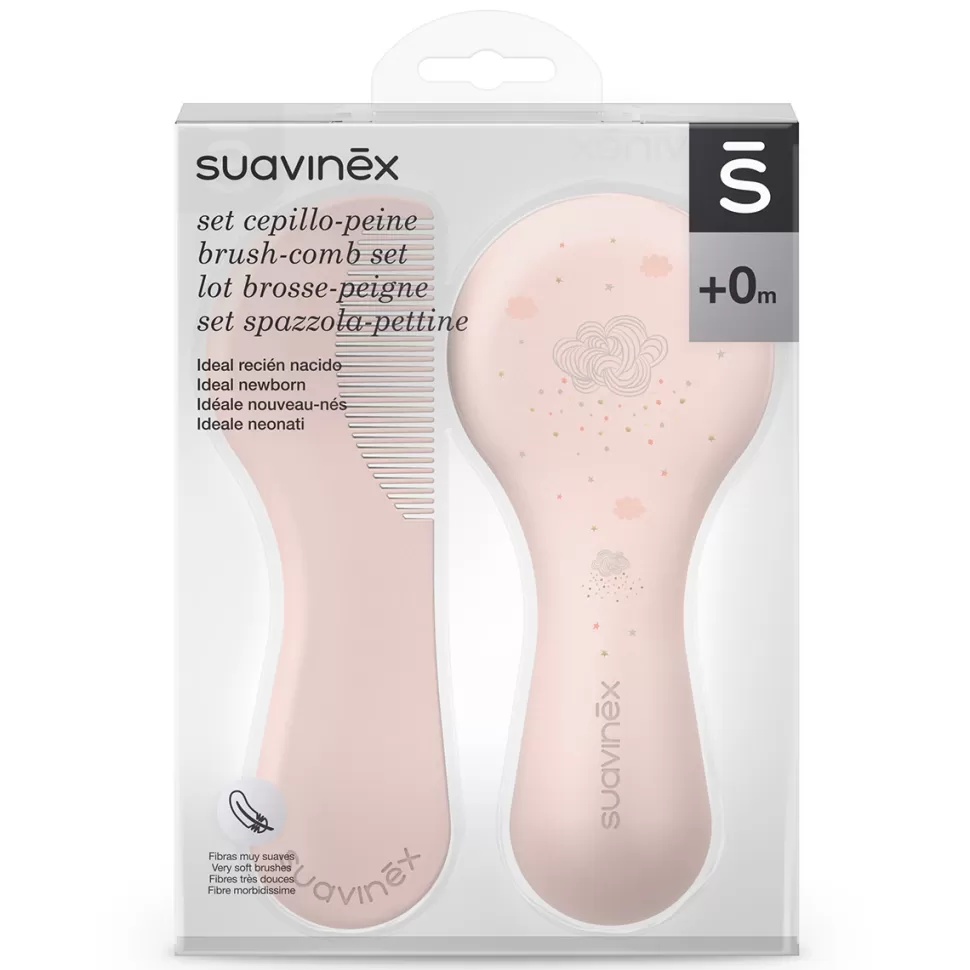 Suavinex Hygiène & Soin>Brosse et Peigne Dreams - Rose