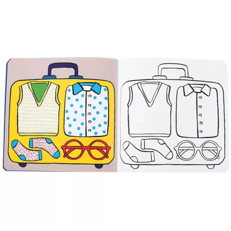 Moulin Roty Loisirs Créatifs>Cahier de Coloriage Les Motifs - Les Popipop