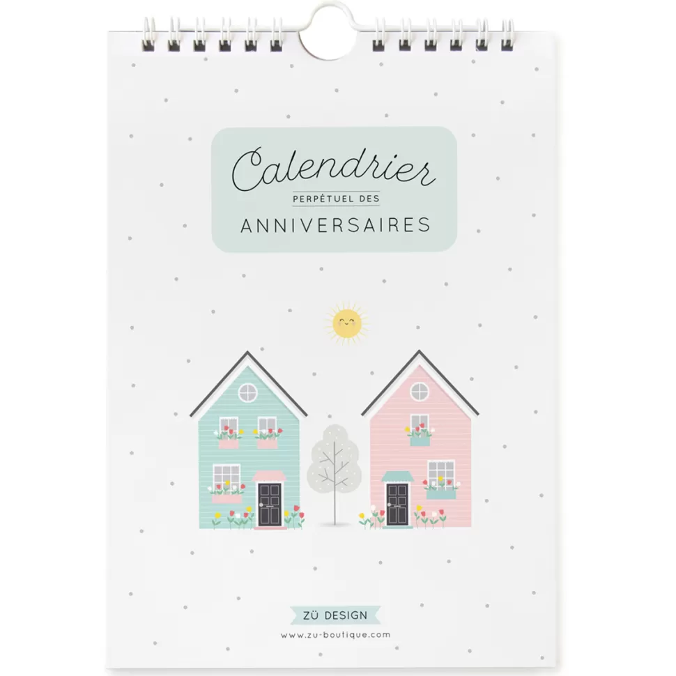 Zü Décoration>Calendrier des Anniversaires - 21 x 15 cm