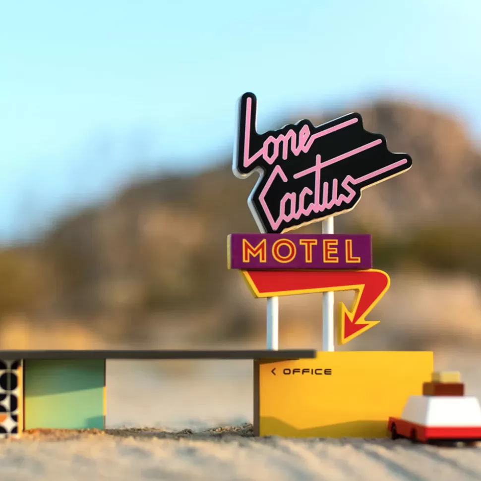 Candylab Mes Premiers Jouets>Candycar World - Lone Cactus Motel