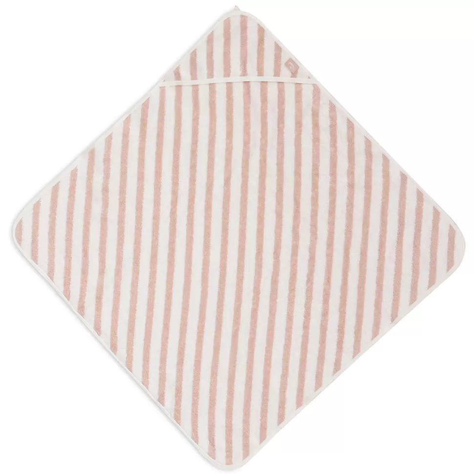 Jollein Sortie De Bain Personnalisée | Textile>Cape de Bain - Stripe Wild Rose
