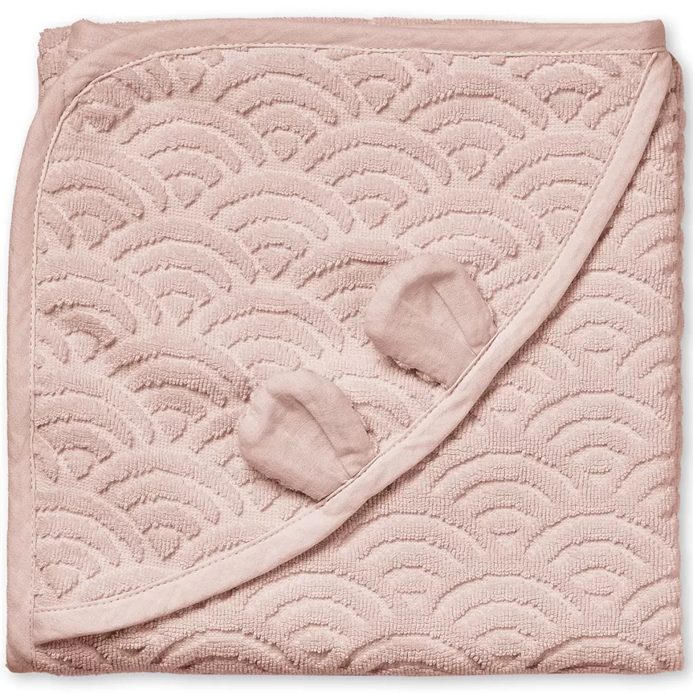 Camcam Copenhagen Sortie De Bain Personnalisée | Textile>Cape de Bain Bébé - Dusty Rose