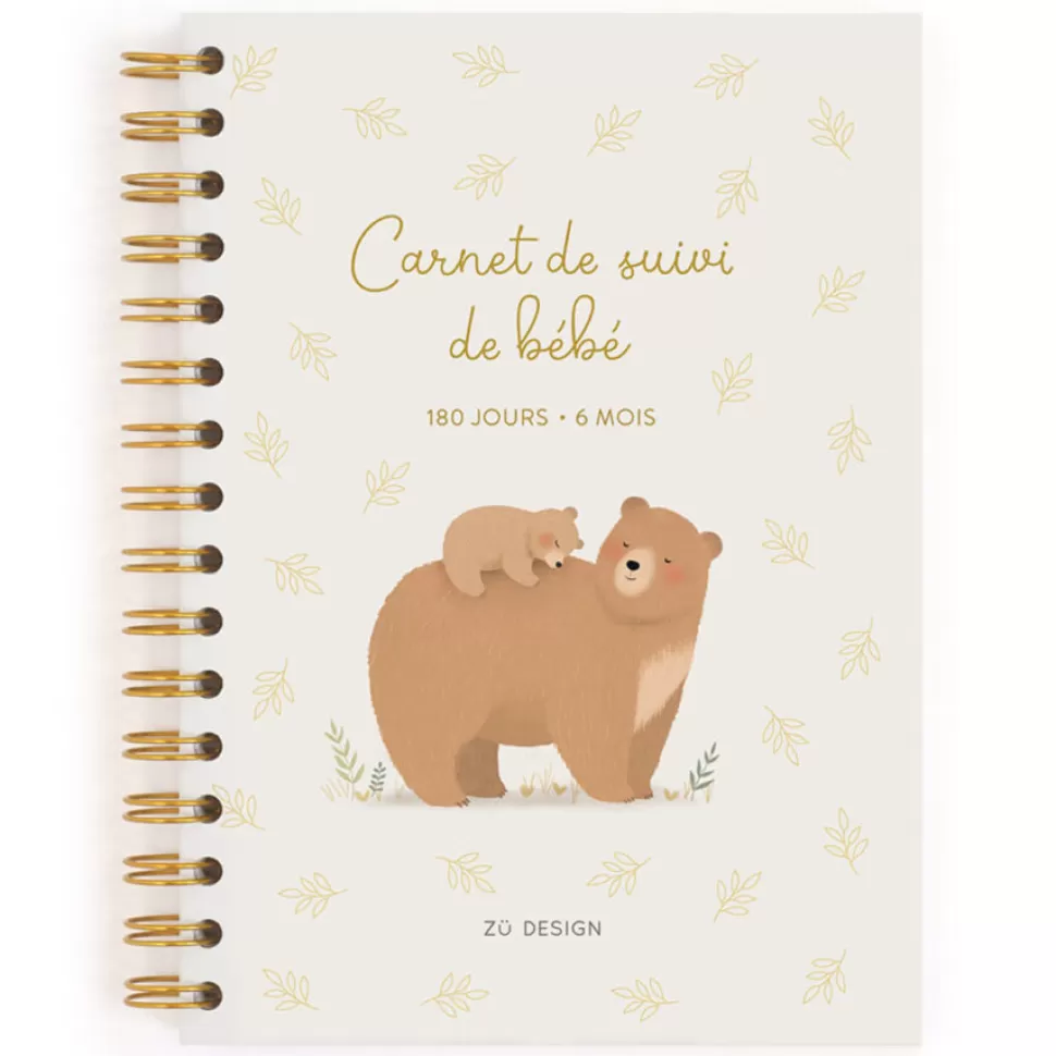 Zü Décoration>Carnet de Suivi de Bébé Ours - 6 Mois