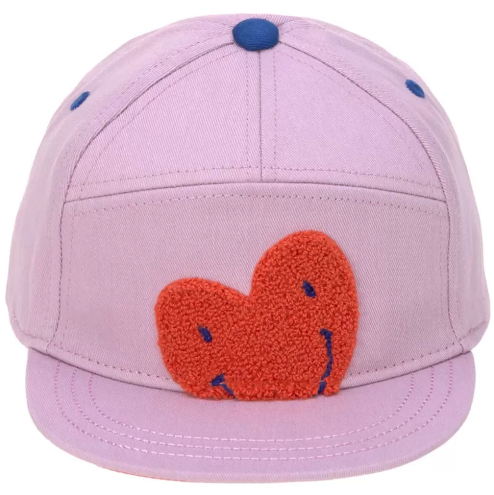 LÄSSIG Accessoires Bébé>Casquette Little Gang Coeur Lavande - 1/2 Ans