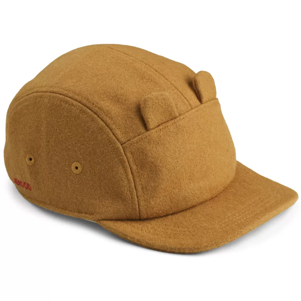 Liewood Accessoires Bébé>Casquette Reese Mr Bear Golden Caramel - 6/12 Mois