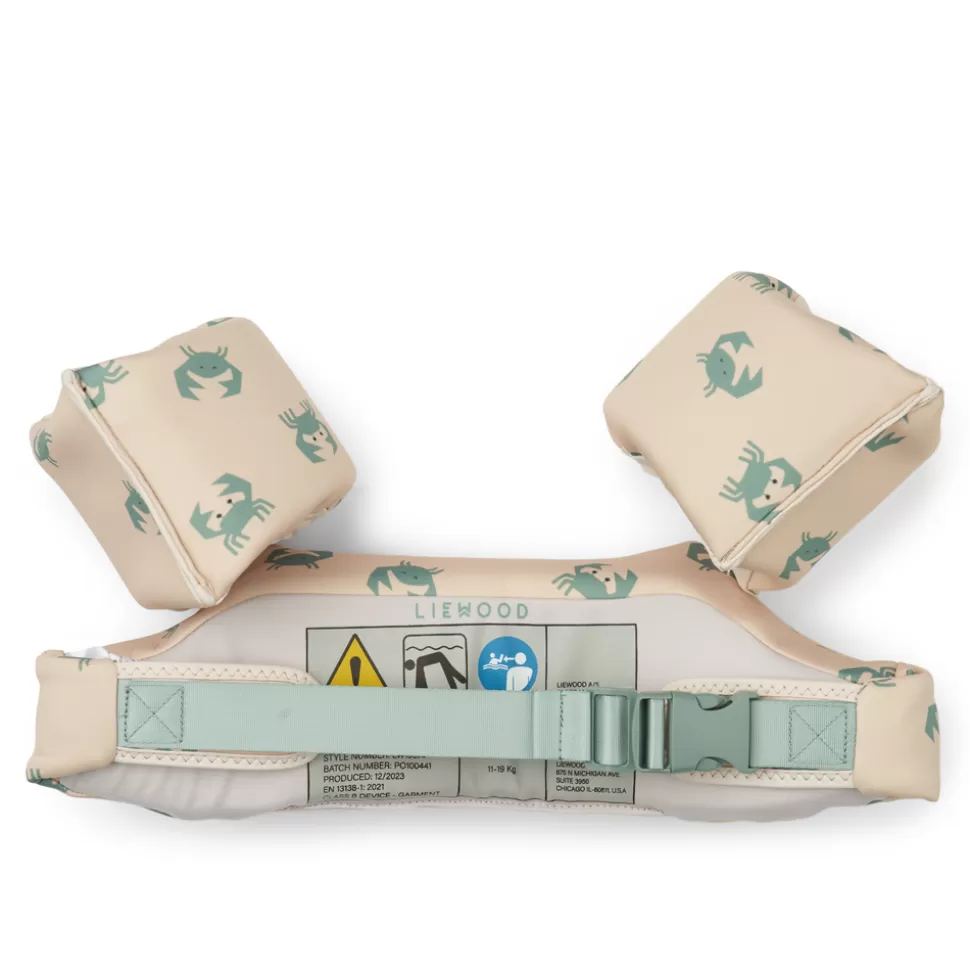 Liewood Accessoires Bébé>Ceinture de Nage Darko Crab Sandy - 3/6 Ans