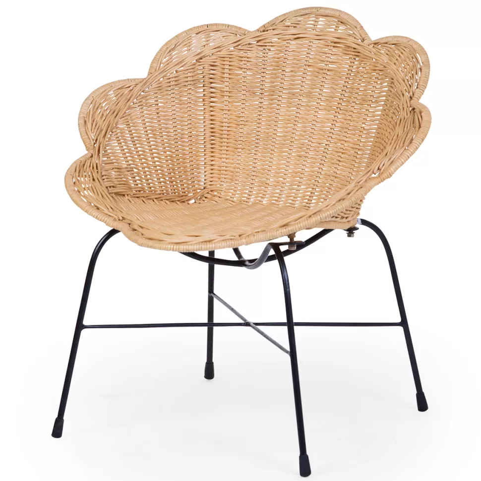 Childhome Meuble Bébé>Chaise Fleur en Rotin - Naturel