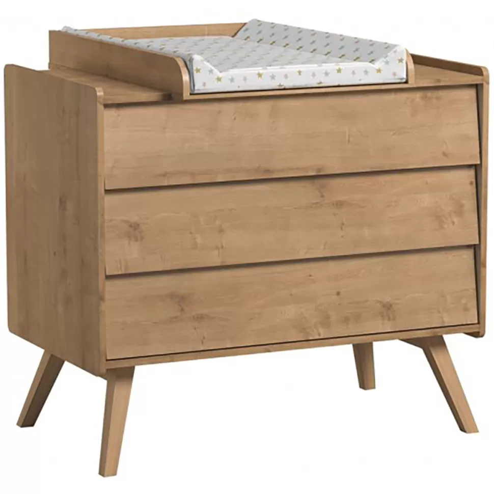 Vox Meubles Chambre Complète>Chambre Trio Vintage 60 x 120 cm - Chêne