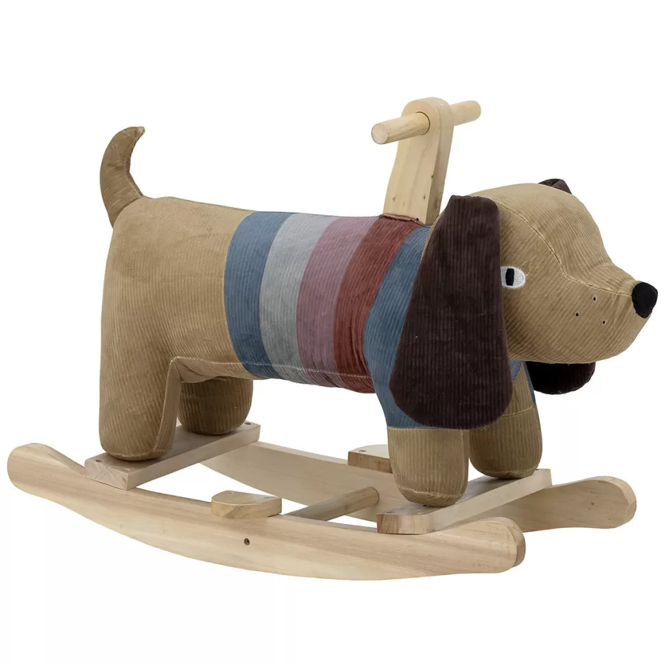 Bloomingville Trotteur & Porteur>Charlie le Chien à Bascule - Marron