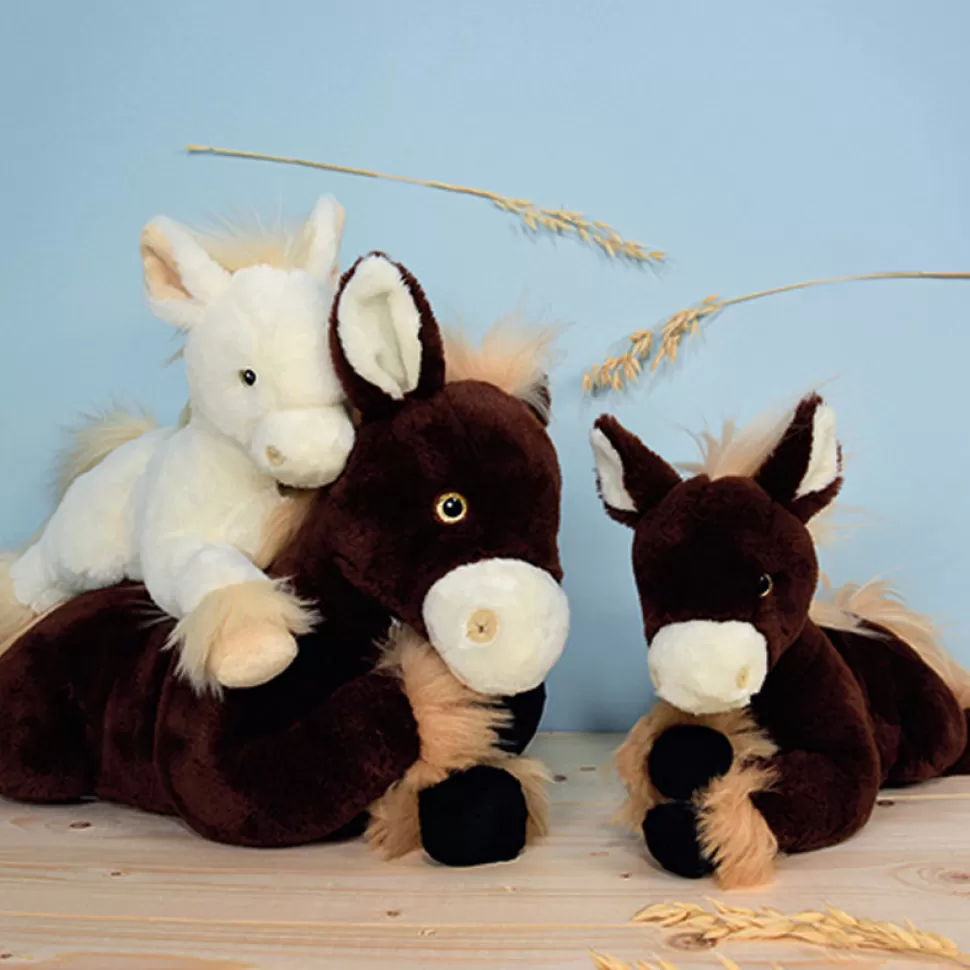 Histoire d'Ours Peluche>Cheval Allongé Alezan