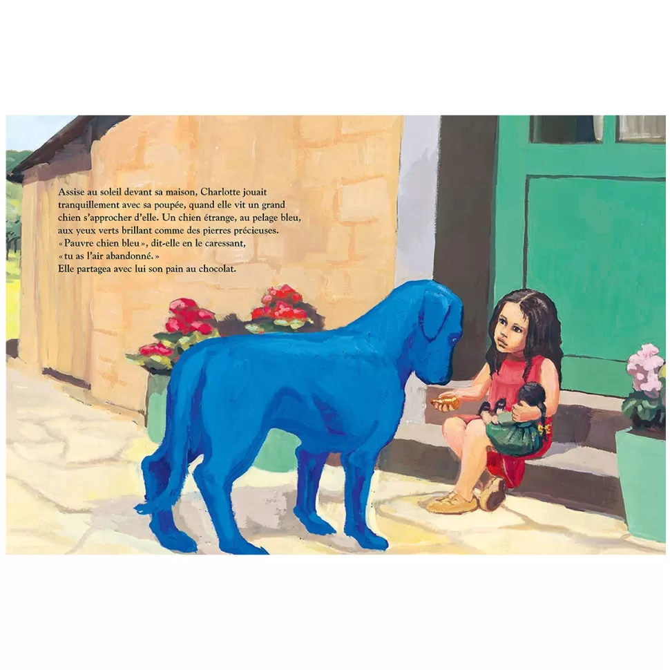 Moulin Roty Livres>Chien Bleu - Ecole des Loisirs