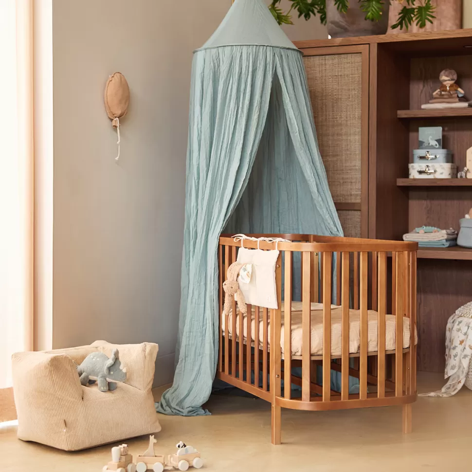 Jollein Literie Bébé>Ciel de Lit Vintage Sea Green - 155 cm