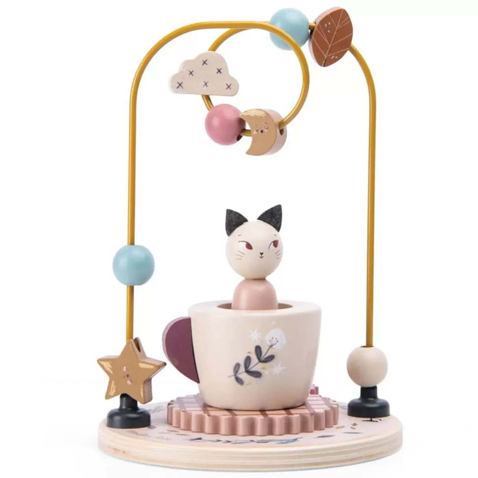 Moulin Roty Mes Premiers Jouets>Circuit de Perles avec Empilable - Après la Pluie
