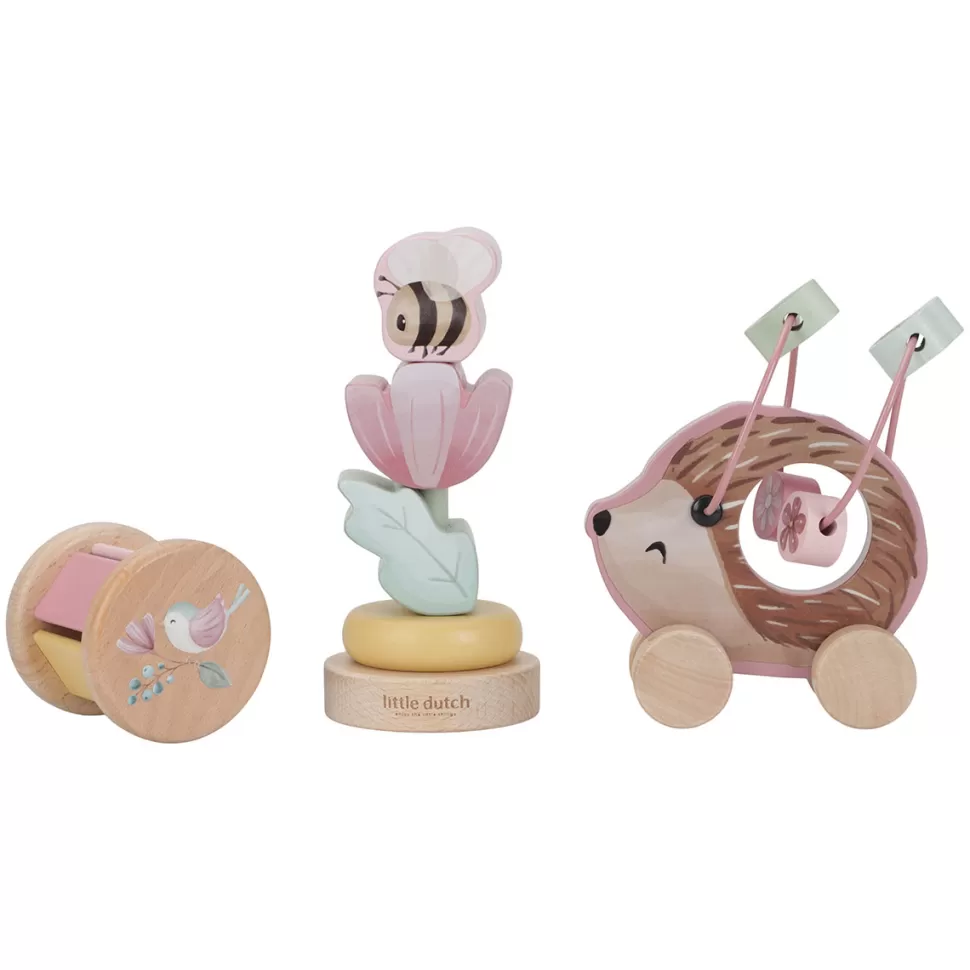 Little Dutch Mes Premiers Jouets>Coffret 3 Jeux d'Eveil en Bois - Fairy Garden