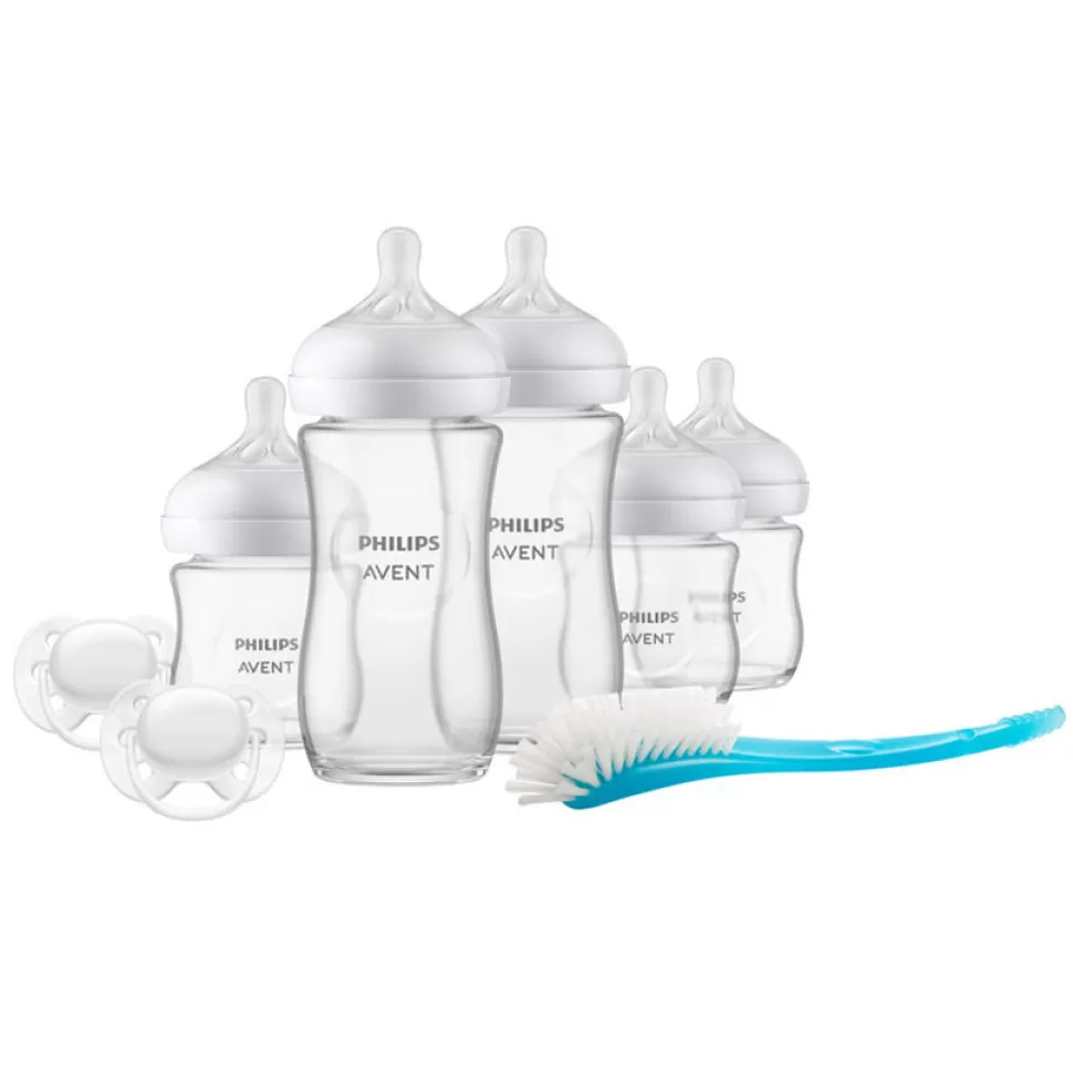 Philips Avent Biberonnerie>Coffret Cadeau Nouveau-Né Natural Response Verre - 120 et 240 ml