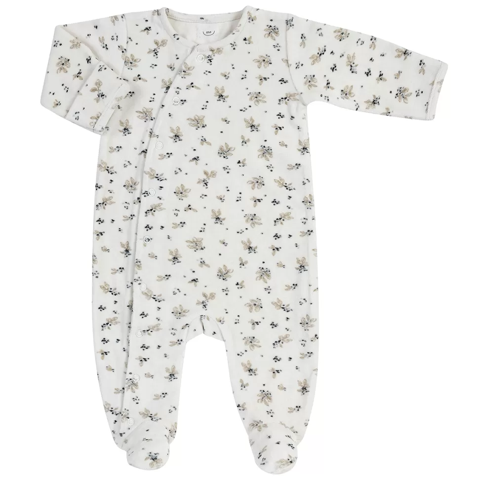 Bonjour Little Robe & Combinaison | Body & Pyjama>Combinaison Bébé Jour et Nuit Velours Sloeberry - 3 Mois