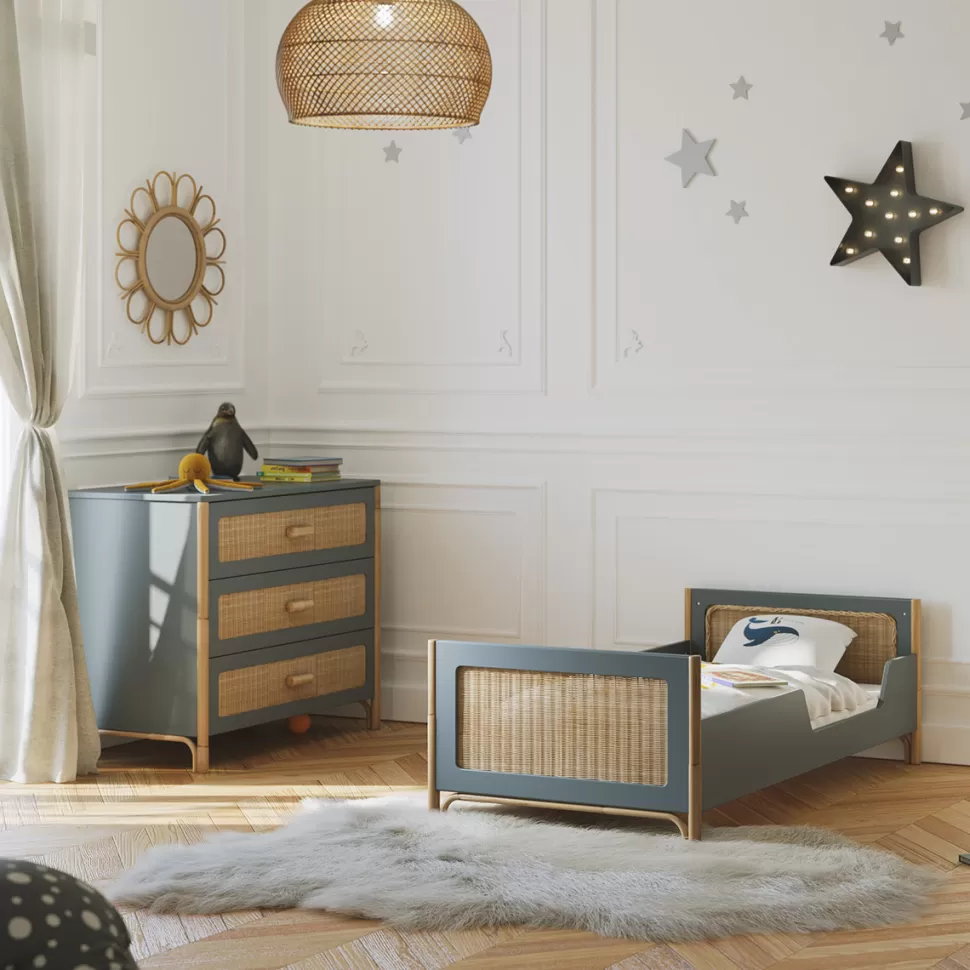 Théo Meuble Bébé>Commode en Rotin et Plan à Langer Océania - Silex