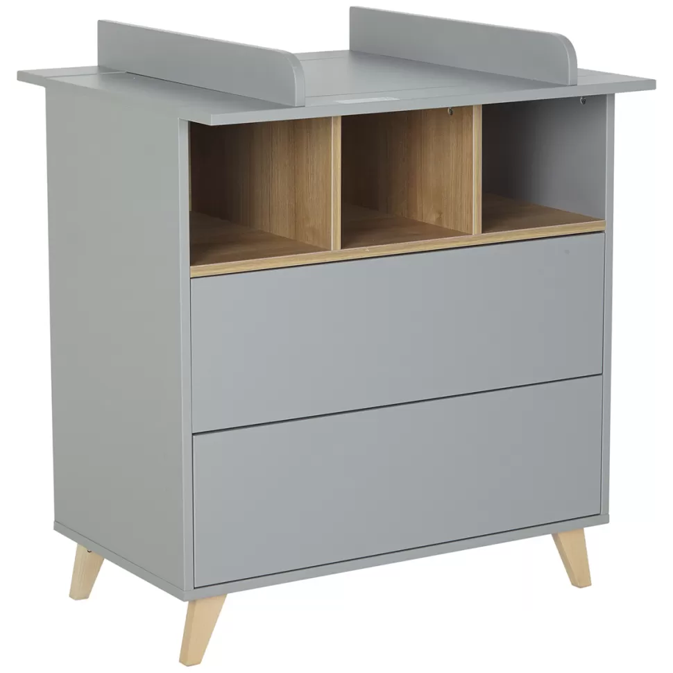 Quax Meuble Bébé>Commode et Plan à Langer Loft - Gris
