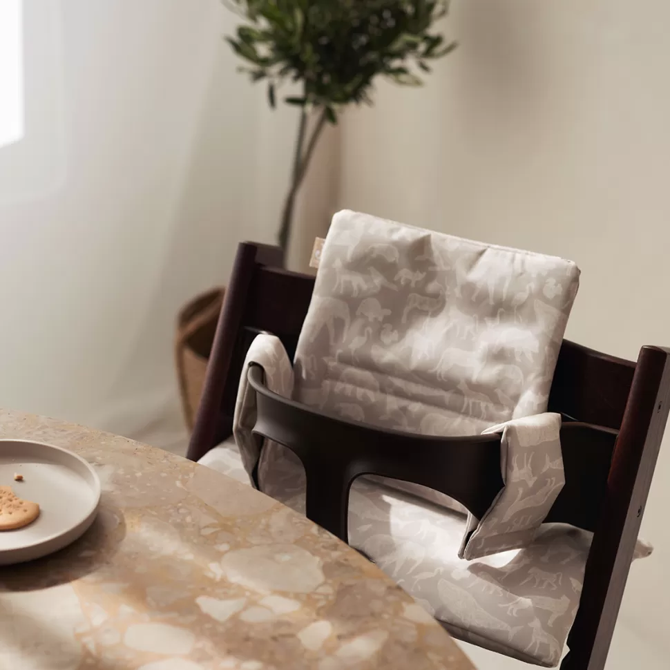 Jollein Repas>Coussin de Chaise Haute - Animals Nougat