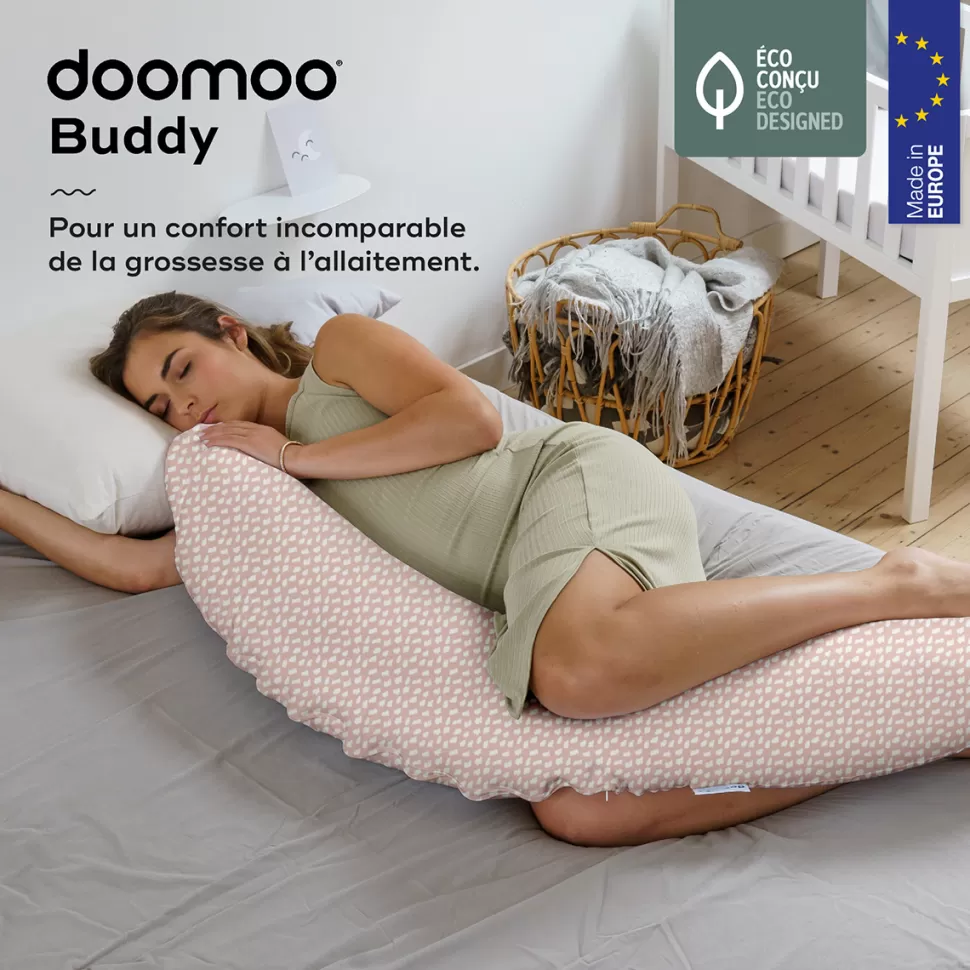 Babymoov Allaitement>Coussin de Maternité Doomoo Buddy - Cloudy Pink