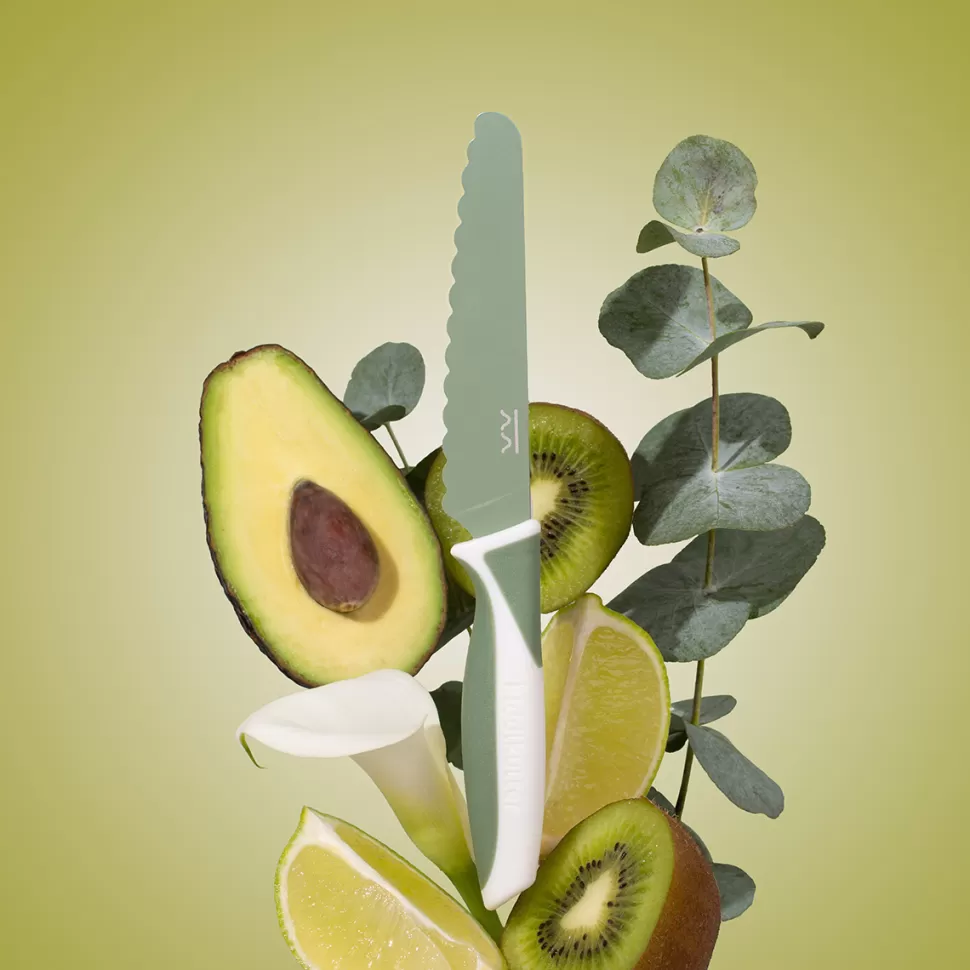 KiddiKutter Repas>Couteau d'Apprentissage - Kiwi