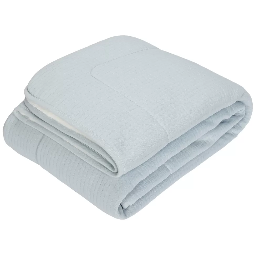 Little Dutch Literie Bébé>Couverture Pure - Soft Blue