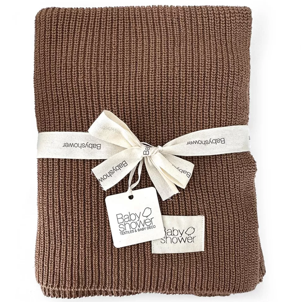 Babyshower Literie Bébé>Couverture Tricot - Toffee